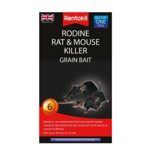 RENTOKIL RODINE RAT  MOUSE GRAIN BAIT 6PK