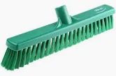 SALMON PVC YARD BROOM & SHAFT GREEN 10″ PY24