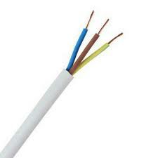 CABLE 1.5MM 3 CORE WHITE