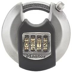 70MM COMBINATION PADLOCK STAINLESS STEEL