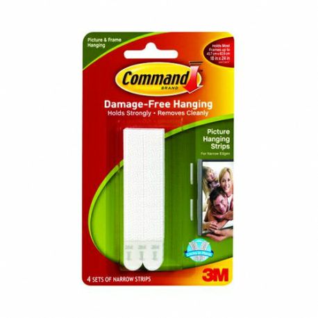 3M COMMAND NARROW PICTURE HANGING STRIPS | Europarts Hardware