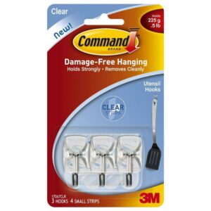 Command Clear Small Wire Hooks with Clear Strips Value Pack